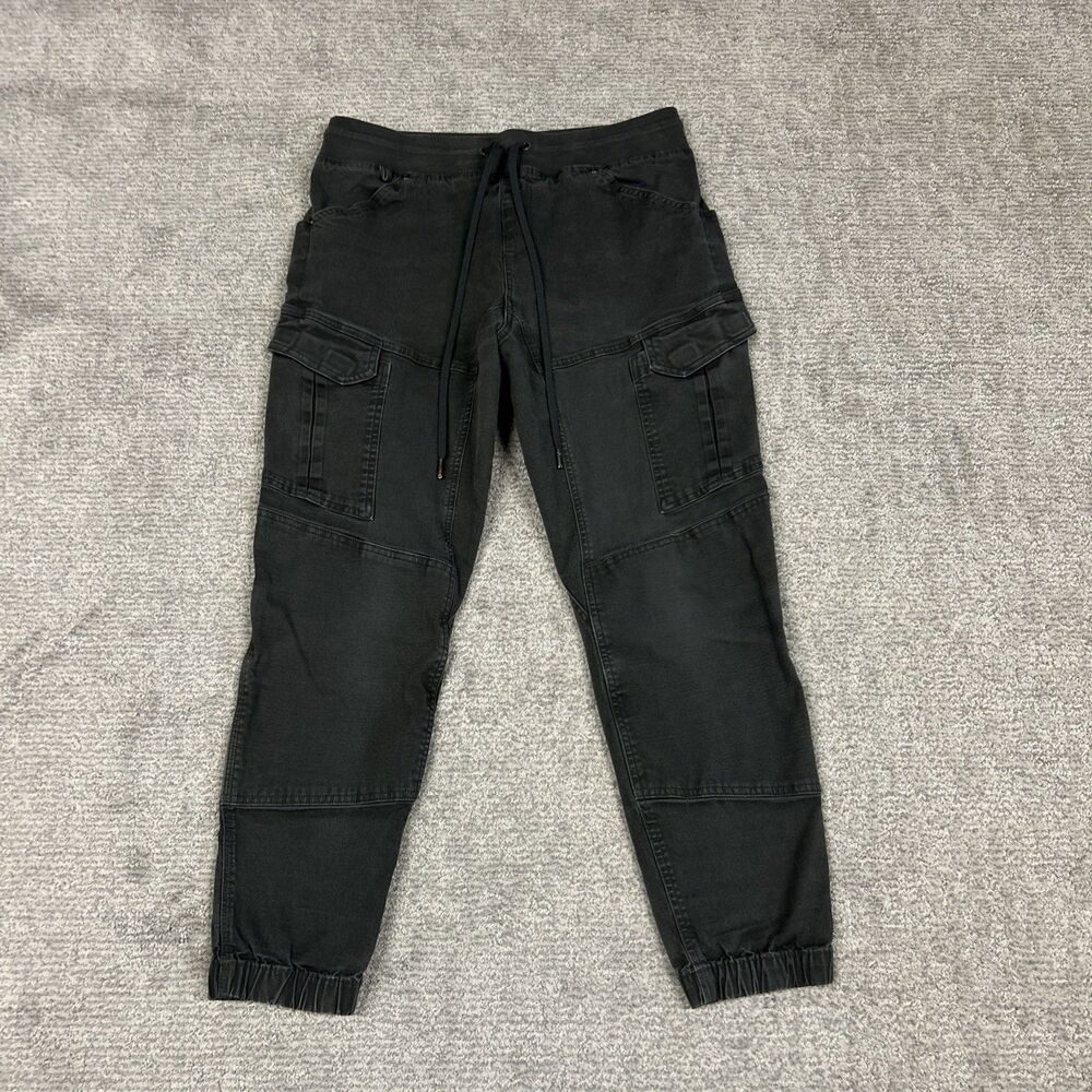 Duluth Trading Fire Hose Flex Shift Cargo Jogger Pants Womens 12 Green Gray